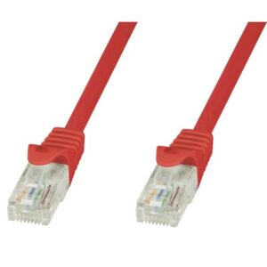 Cordons RJ45 Catégorie 6 UTP - Sng - Rouge - 3/5/7.5/10/15/20 m
