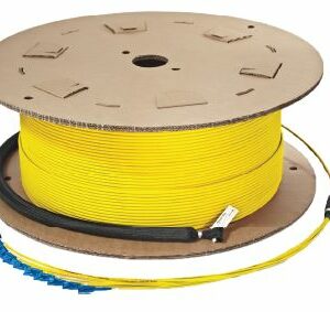 Trunk optique 6 fibres - 9/125 OS2 - G657A1 900µm - LSOH - LC / LC - 50 m