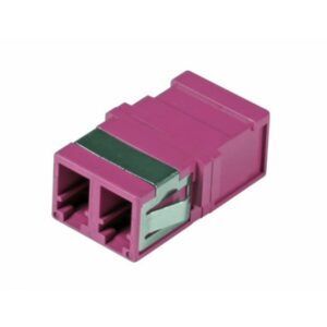Adaptateur Fibre Optique - Duplex - Multimode - Violet - LC / LC