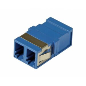 Adaptateur Fibre Optique - Duplex - Monomode - Bleu - LC / LC
