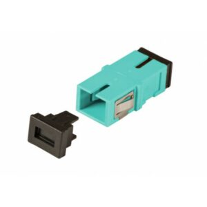 Adaptateur Fibre Optique - Duplex - Monomode - Vert - LC APC / LC APC