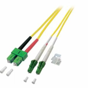 Jarretière optique Duplex - 9/125 OS2 G652D - 3 mm - LSOH - LCAPC / SCAPC - 2 m