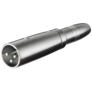 Adaptateur XLR / M > Jack 6.35 mm / M - Stéréo