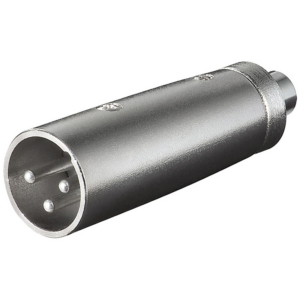 Adaptateur XLR / M vers Jack 6.35 / F Mono