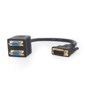Adaptateur DVI-D 24+1 / M vers VGA / F - noir - 0.20 m