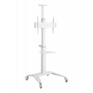 Support à roulettes - TV 37 - 70" - Vesa 600 x 400 - Blanc