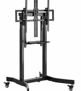 Support motorisé à roulettes - TV 55"-100" - 120 Kg - Vesa 800 x 600 - Noir