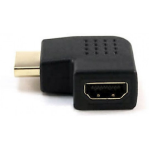 Adaptateur HDMI M / F coudé à plat 90°
