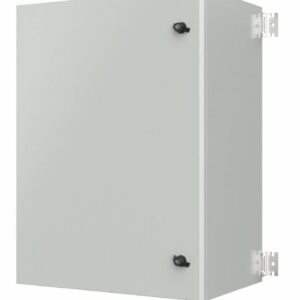 Coffret 19" IP65 - Gris RAL 7035 - 13U - Profondeur 400 mm - Porte pleine - Assemblé
