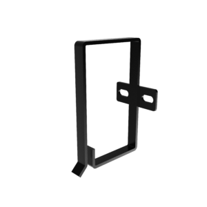 Anneaux métal - Passage câble - 44 x 100 mm - Noir - Lot de 5 pcs