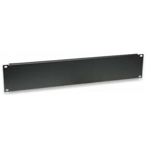 Panneau 19" plein - 482 x 15 x 88 mm - noir - 2U