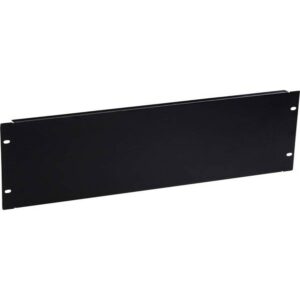 Panneau 19" plein - 482 x 15 x 132 mm - noir - 3U
