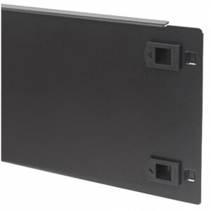 Panneau 19" plein - Verrouillage rapide - noir - 4U