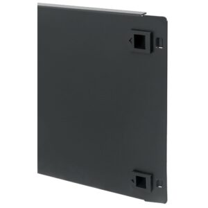 Panneau 19" plein - Verrouillage rapide - noir - 6U